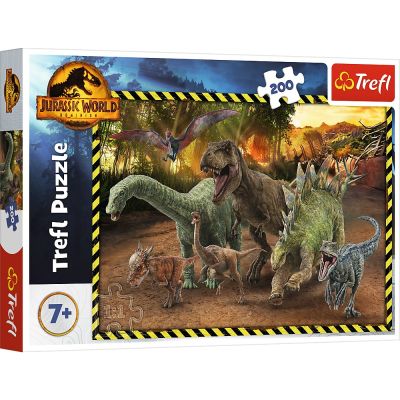 PUZZLE TREFL 200 JURASSIC WORLD IN PARCUL JURASSIC VIV13287