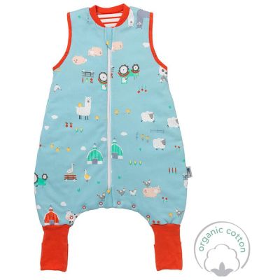 Sac de dormit cu picioruse si talpa antiderapanta Farmyard 80 cm + manseta 1.0 Tog BBXCJ971-10FN