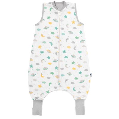 Sac de dormit cu picioruse si talpa antiderapanta Moon & Stars 100 cm + manseta 1.0 Tog BBXCJ913-10FN