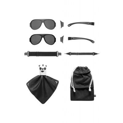 Set de 2 ochelari copii Click & Change, negru, 2-5 ani, Mokki JEMmokki-MO8009