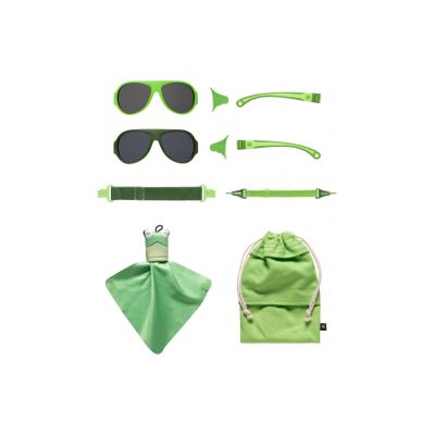 Set de 2 ochelari copii Click & Change, verde, 2-5 ani, Mokki JEMmokki-MO8007