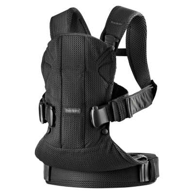 Babybjorn - Marsupiu Anatomic One Air - Black, 3D Mesh BSAFE098025E1