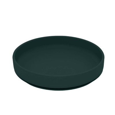 Petite&Mars - Farfurie din silicon fara BPA, Cu ventuza, TAKE&MATCH, 6 luni+, 400 ml, Verde Inchis BYN708817