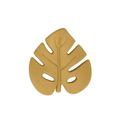 Petite&Mars - Jucarie de dentitie TAKE&MATCH, Din silicon, Fara BPA, Racire in frigider, Ocru BYN701819