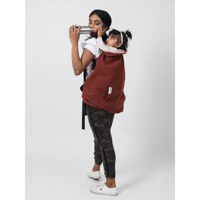 Preloved protectie de lana merino isara warm clever cover terracotta 5