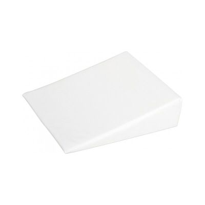 Perna inclinata, antireflux, Cu husa din bumbac, 30 x 37 x 1,5-10 cm, Bubaba, Alba BYN5899