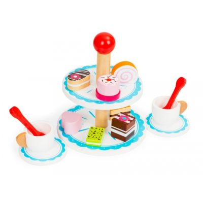 Set pentru a servi prajitura din lemn ecotoys ph01b002 edeediph01b002