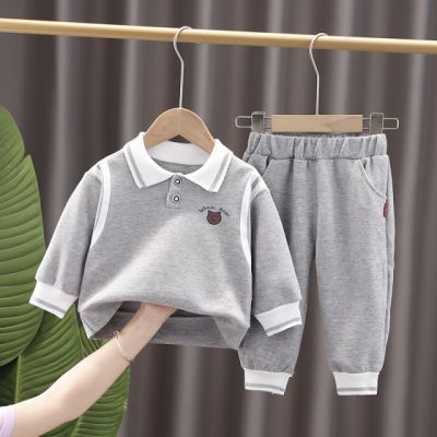 Compleu gri pentru baietei - teddy (marime disponibila: 2 ani) mb1395.2 ani