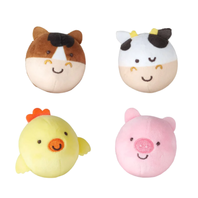 Set de jucarii pentru bebelusi animale de la ferma - okemd30734