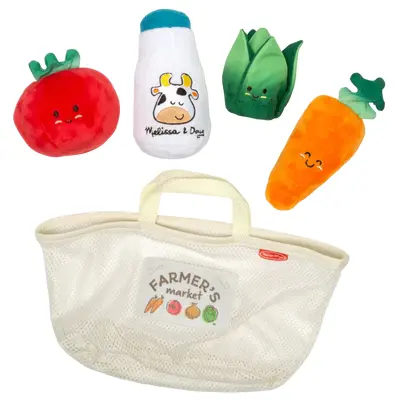 Set de jucarii pentru bebelusi cosuletul fermierului - okemd30730