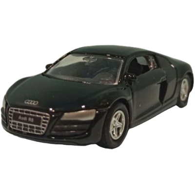 Masinuta die cast 7.5 cm, scara 1:60, audi negru - okegoki12073an