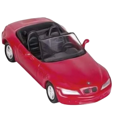 Masinuta die cast 7.5 cm, scara 1:60, bmw rosu - okegoki12073bmwr