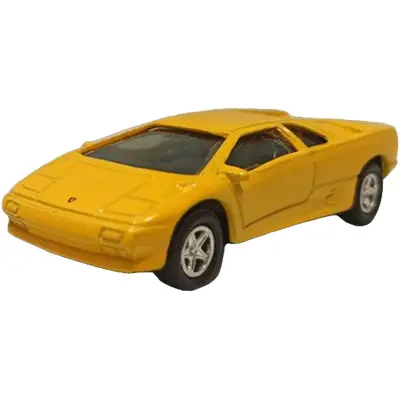Masinuta die cast 7.5 cm, scara 1:60, lamborghini galben - okegoki12073lg
