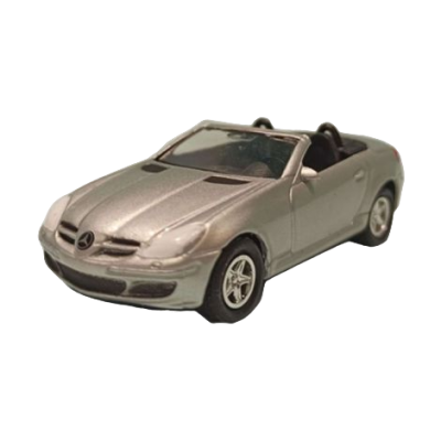 Masinuta die cast 7.5 cm, scara 1:60, mercedes benz gri - okegoki12073mbg