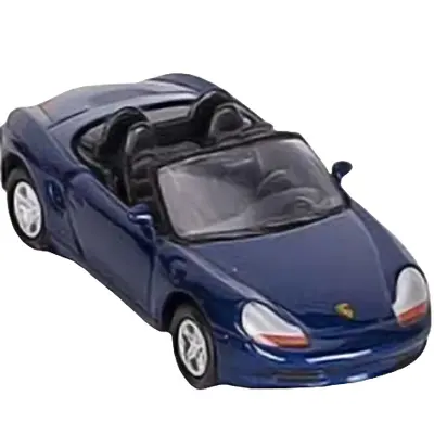 Masinuta die cast 7.5 cm, scara 1:60, porsche albastru - okegoki12073pa