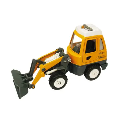 Utilaj de constructii de jucarie cu sunete si lumini, 16-18 cm, incarcator frontal - okegoki12107if