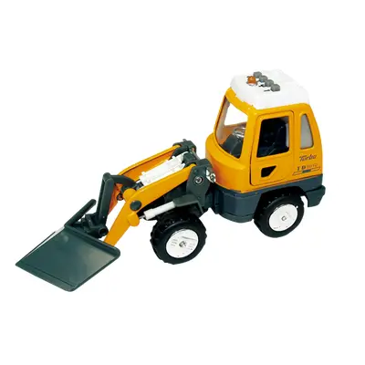 Utilaj de constructii de jucarie cu sunete si lumini, 16-18 cm, plug de zapada - okegoki12107pz