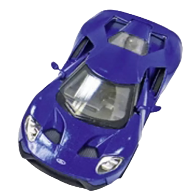 Masinuta die cast ford gt 2017, scara 1:38, 12.5 cm, albastra - okegoki12256a