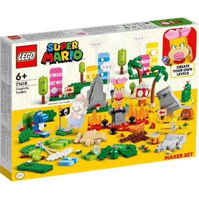 LEGO SUPER MARIO SET DE CREATOR CUTIA DE UNELTE PENTRU CREATIVITATE 71418 VIVLEGO71418