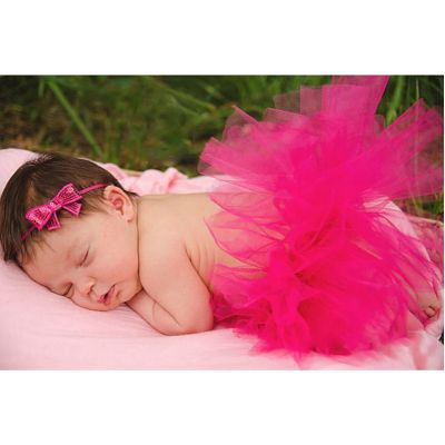 Set pentru sedinta foto nou nascut - 2 (Culoare: Roz aprins) JEM15b2
