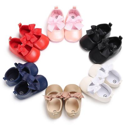 Pantofiori cu fundita (Culoare: Auriu, Marime: 12-18 Luni) JEMf55ab5