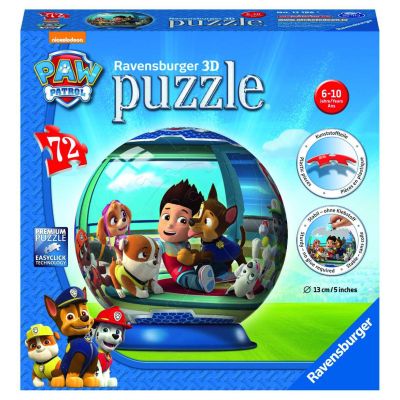 PUZZLE 3D PAW PATROL, 72 PIESE - ARTRVS3D12186
