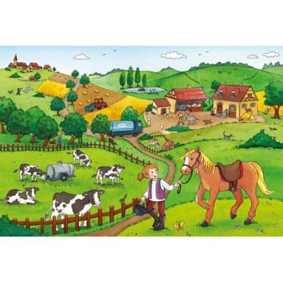 PUZZLE MUNCA LA FERMA, 2x12 PIESE - ARTRVSPC07560