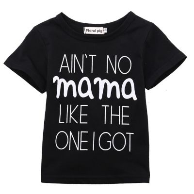 Tricou copii negru "Ain't No Mama" (Marime: 100) JEMdrl_trano2