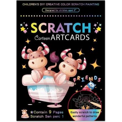 Set 9 planse razuibile Scratch ArtCards Bambinice BN047 BBJBN047_Desene Animate