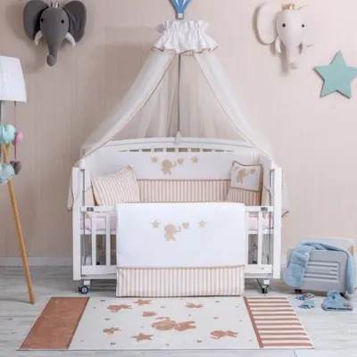 Lenjerie MyKids 10 Piese VP 324 AQUA Bej 120x60 cm 00086585