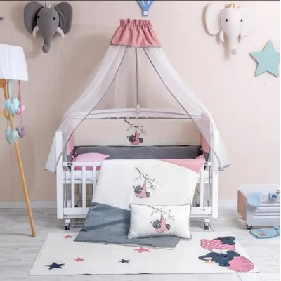 Lenjerie MyKids 10 Piese VP 347 SOFT Pink 120x60 cm 00086591