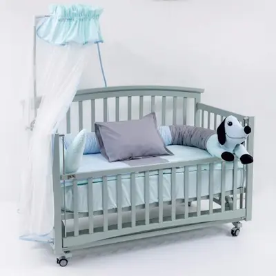 Lenjerie MyKids 6 Piese VP 330 DOG Blue 120x60 cm 00086588