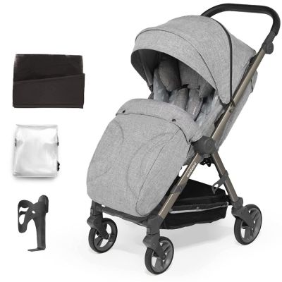 Carucior sport pliabil Skiddou Mell Normandic dream, ultracompact pentru calatorii, Gri deschis JEMsk_2020062