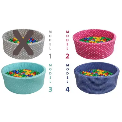 Piscina uscata cu 80 de bile Diverse culori 00086167