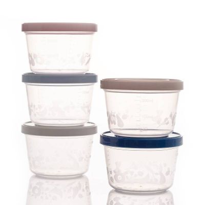 Thermobaby Set 5 recipiente gradate cu capac 250 ml DNBTHE1730