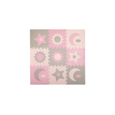 Covoras de joaca puzzle 120x120 cm Momi, Nebe - Pink KRTAKCE00030