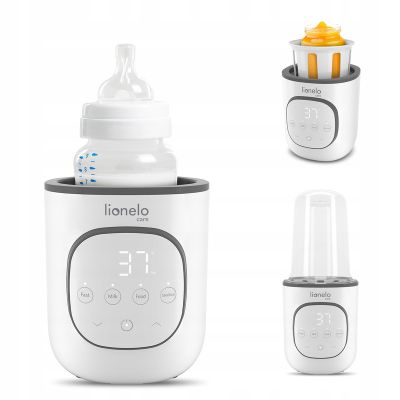 Lionelo - Incalzitor biberoane 5 in 1 ThermUp 2.0, Sterilizare, Dezghetare, Incalzire rapida, 200 W, Fara BPA, Alb BYNLOC-THERMUP_2.0_WHITE