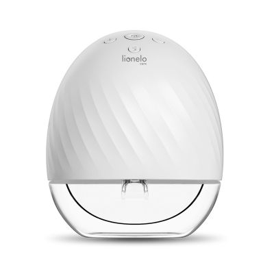 Lionelo - Pompa de san portabila Fidi cu accesorii, Hands-free, 5 functii de masaj, Autonomie pana la 24 h, 50 db, Capacitate 150 ml, Alb BYNLOC-FIDI_FREE_WHITE