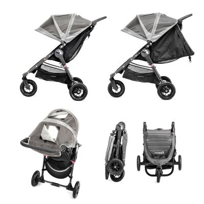 Carucior City Mini GT Steel Gray Sand sistem 2 in 1 ERFBJ0156294205-2-in-1