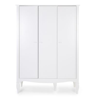 Dulap Childhome Romantic 136.8x60.3x190 cm, MDF Alb ERFCH-K3DROW