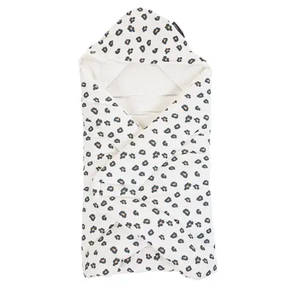 Paturica de infasat Childhome Jerse 75x75 cm, Leopard ERFCH-CCSWJLEO