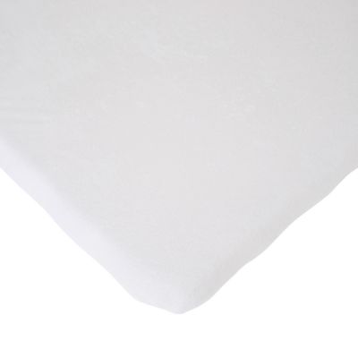 Cearsaf saltea 75x95 cm Childhome, Tricot Alb ERFCH-CCPMCTWH