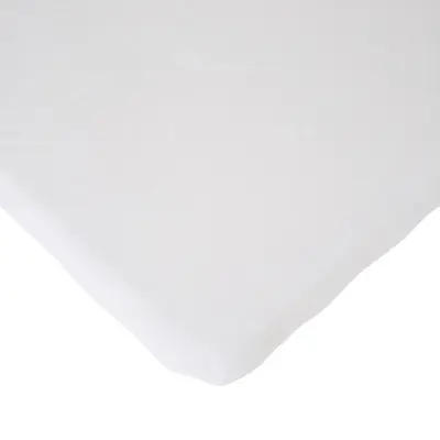 Cearsaf saltea 75x95 cm Childhome, Tricot Alb ERFCH-CCPMCTWH