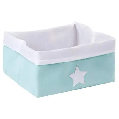 Cos depozitare panza Childhome 40x30x20 cm, Menta ERFCH-CCCB30MW