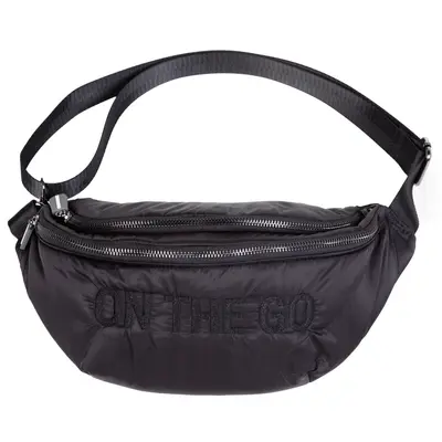 Geanta matlasata Childhome Banana On The Go Negru ERFCH-CWBANAPBL