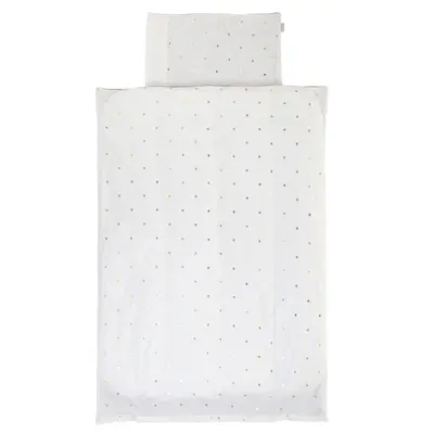 Husa pilota si fata de perna Childhome Jerse 100x140 cm, Buline ERFCH-CCDCJGD