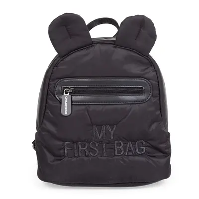 Rucsac pentru copii matlasat Childhome My First Bag Negru ERFCH-CWKIDBPBL