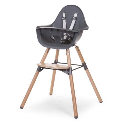 Scaun de masa reglabil in inaltime Childhome Evolu 2 Natural/Antracit ERFCH-CHEVOCHNA