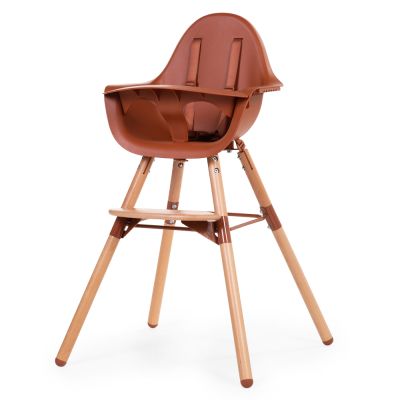 Scaun de masa reglabil in inaltime Childhome Evolu 2 Natural/Ruginiu ERFCH-CHEVOCHRU