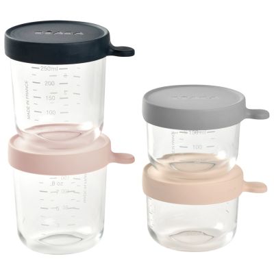 Set Beaba 4 recipiente sticla 150/250 Pink ERFB912997